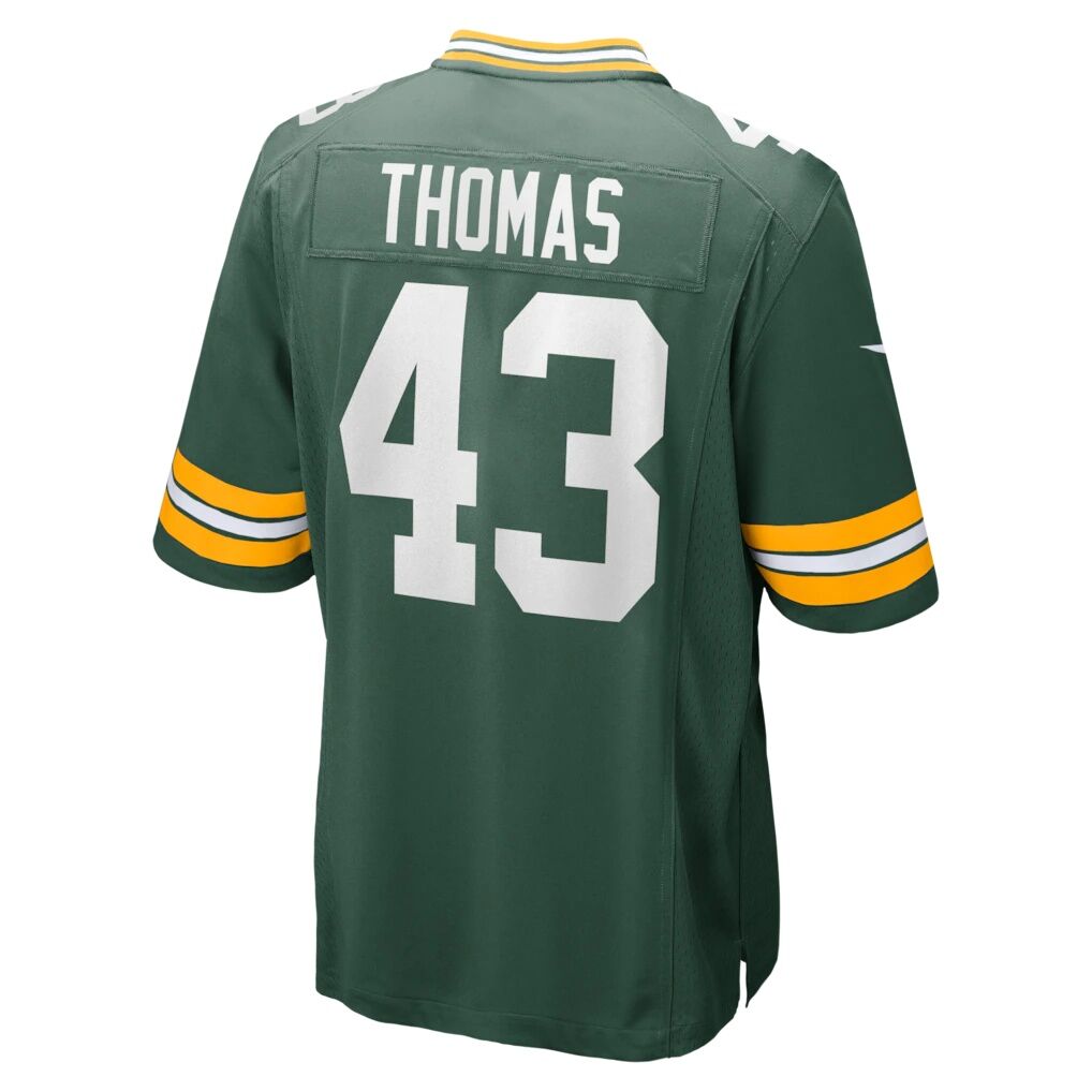 Kiondre Thomas Green Bay Packers Nike Game Player Jersey