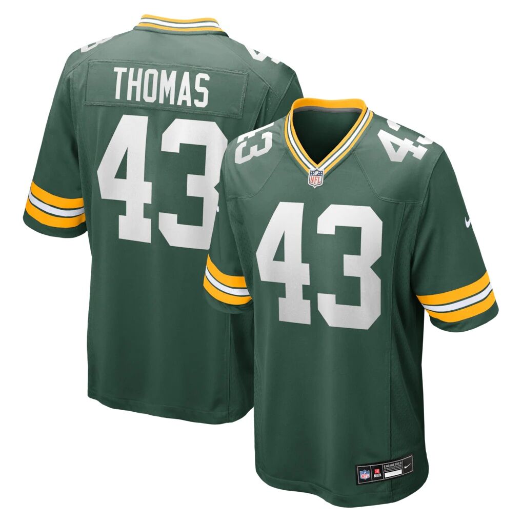Kiondre Thomas Green Bay Packers Nike Game Player Jersey