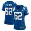 Wesley French Indianapolis Colts Nike Women's Game Player Jersey - - Front View