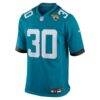 Montaric Brown Jacksonville Jaguars Nike Game Player Jersey - Teal - Side View
