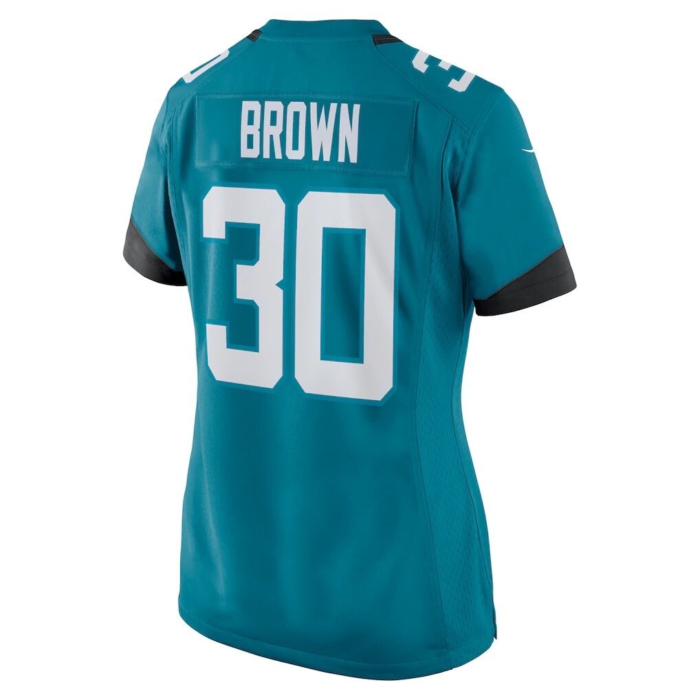 Montaric Brown Jacksonville Jaguars Nike Women's Game Player Jersey