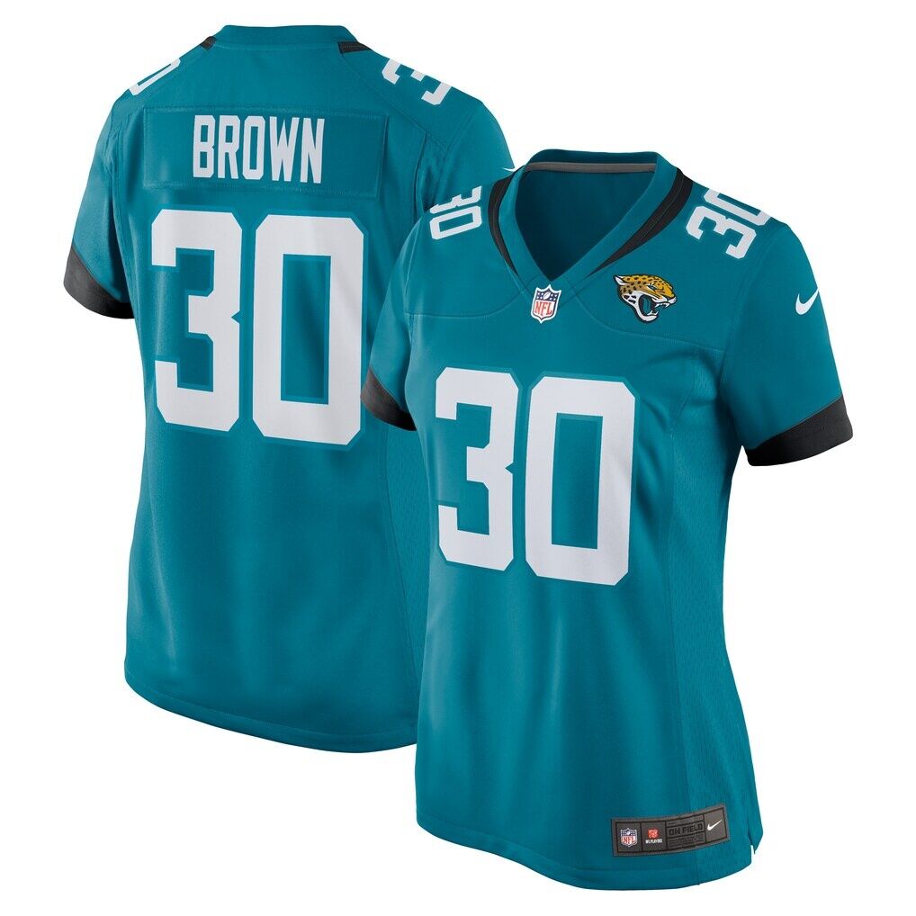 Montaric Brown Jacksonville Jaguars Nike Women's Game Player Jersey