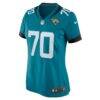 Cole Van Lanen Jacksonville Jaguars Nike Women's Game Player Jersey - Teal - Side View