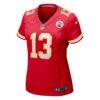 Nazeeh Johnson Kansas City Chiefs Nike Women's Game Player Jersey - Red - Side View