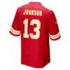 Nazeeh Johnson Kansas City Chiefs Nike Game Player Jersey - Red - Detail View