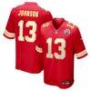 Nazeeh Johnson Kansas City Chiefs Nike Game Player Jersey - Red - Front View