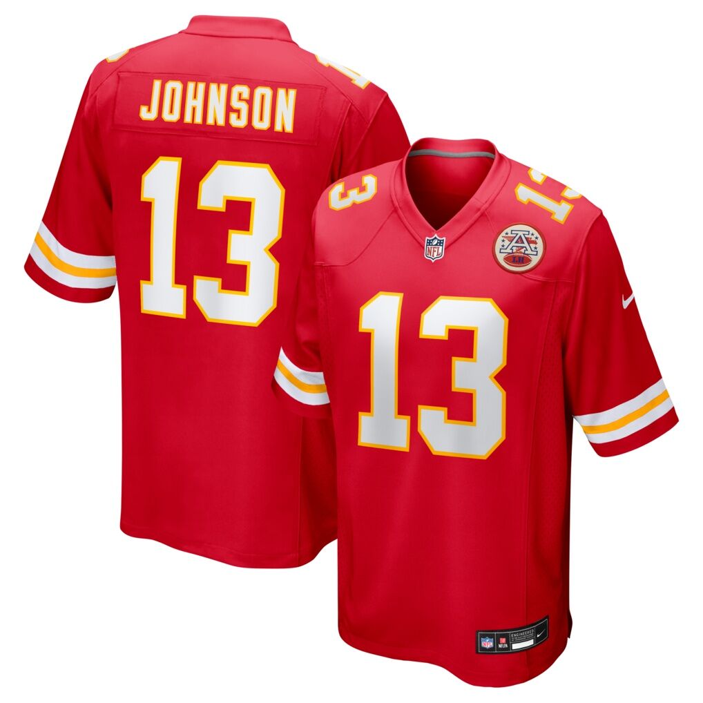 Nazeeh Johnson Kansas City Chiefs Nike Game Player Jersey