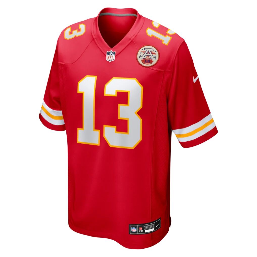 Nazeeh Johnson Kansas City Chiefs Nike Game Player Jersey