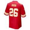 Deon Bush Kansas City Chiefs Nike Game Player Jersey - Red - Detail View