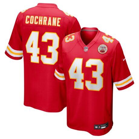 Jack Cochrane Kansas City Chiefs Nike Game Player Jersey - Red - Front View