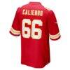 Mike Caliendo Kansas City Chiefs Nike Game Player Jersey - Red - Detail View