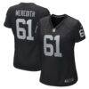 Jordan Meredith Las Vegas Raiders Nike Women's Game Player Jersey - Black - Front View