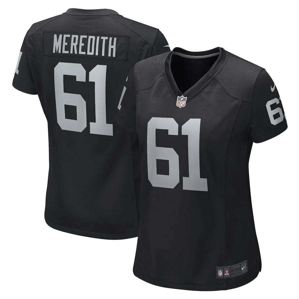 Jordan Meredith Las Vegas Raiders Nike Women's Game Player Jersey