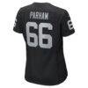 Dylan Parham Las Vegas Raiders Nike Women's Game Player Jersey - Black - Detail View