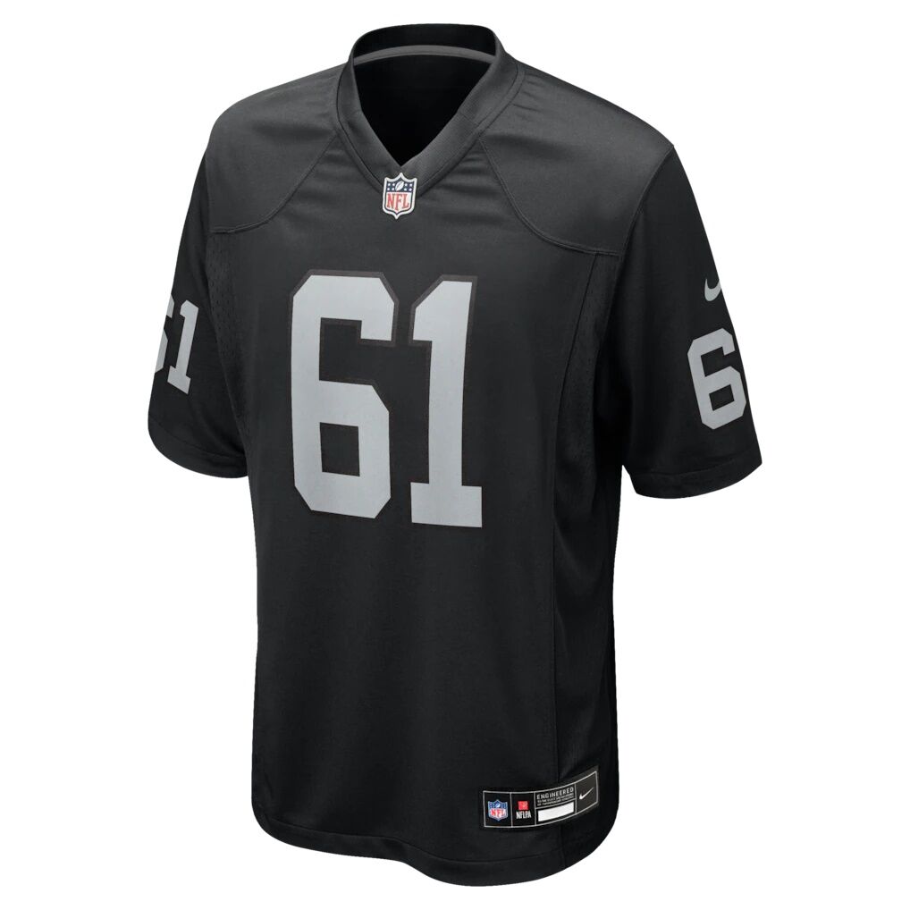 Jordan Meredith Las Vegas Raiders Nike Game Player Jersey