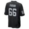 Dylan Parham Las Vegas Raiders Nike Game Player Jersey - Black - Detail View