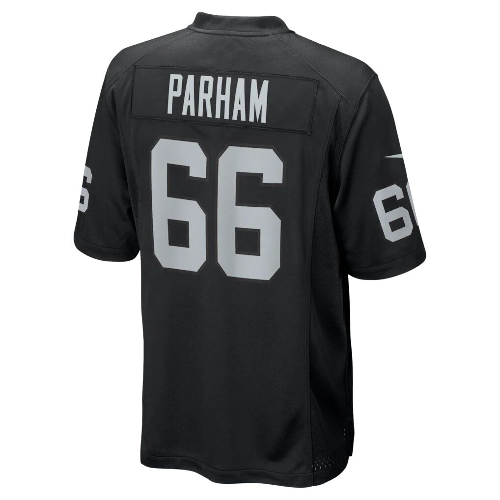 Dylan Parham Las Vegas Raiders Nike Game Player Jersey