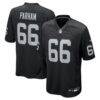 Dylan Parham Las Vegas Raiders Nike Game Player Jersey - Black - Front View