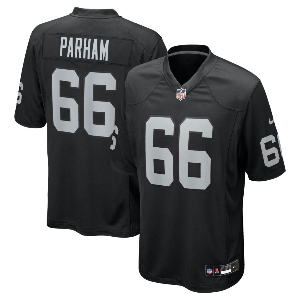 Dylan Parham Las Vegas Raiders Nike Game Player Jersey