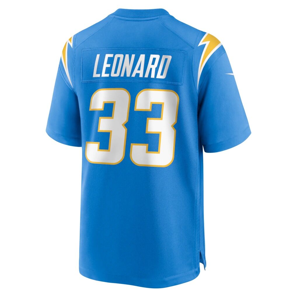 Deane Leonard Los Angeles Chargers Nike Game Player Jersey - Powder Blue