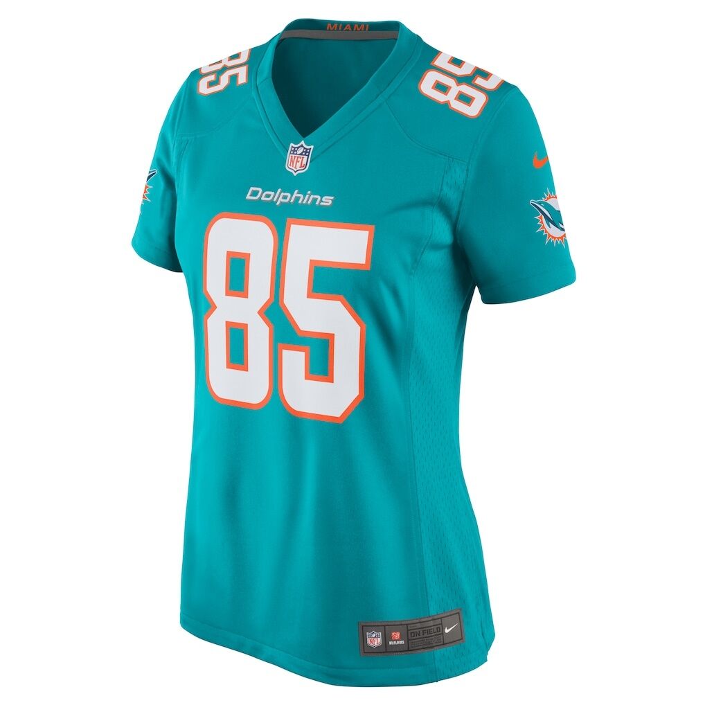 River Cracraft Miami Dolphins Nike Women's Game Player Jersey - Aqua