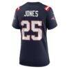 Marcus Jones New England Patriots Nike Women's Game Jersey - Navy - Detail View