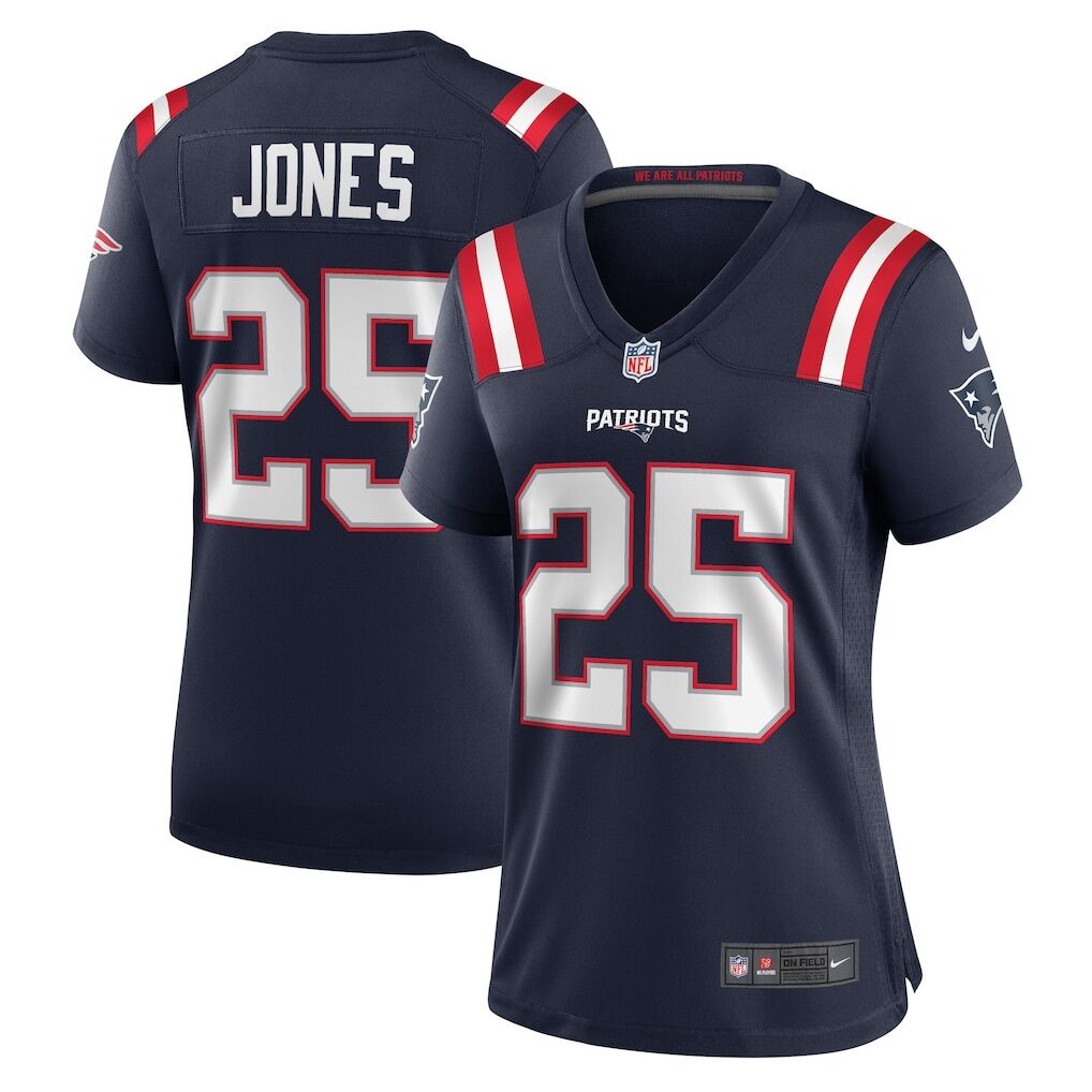Marcus Jones New England Patriots Nike Women's Game Jersey