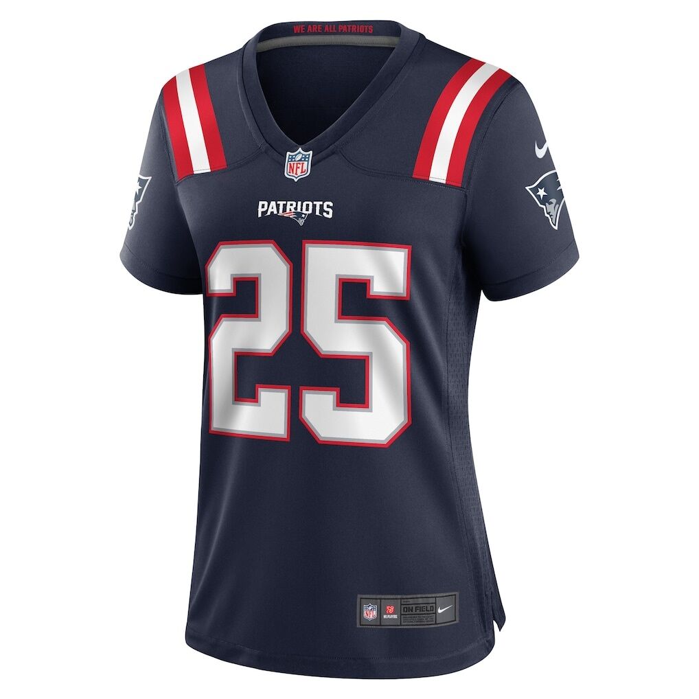 Marcus Jones New England Patriots Nike Women's Game Jersey
