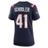 Brenden Schooler New England Patriots Nike Women's Game Jersey - Navy - Detail View