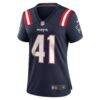 Brenden Schooler New England Patriots Nike Women's Game Jersey - Navy - Side View