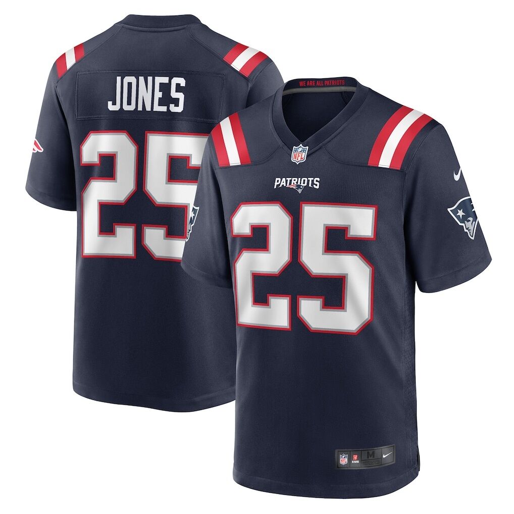 Marcus Jones New England Patriots Nike Game Player Jersey