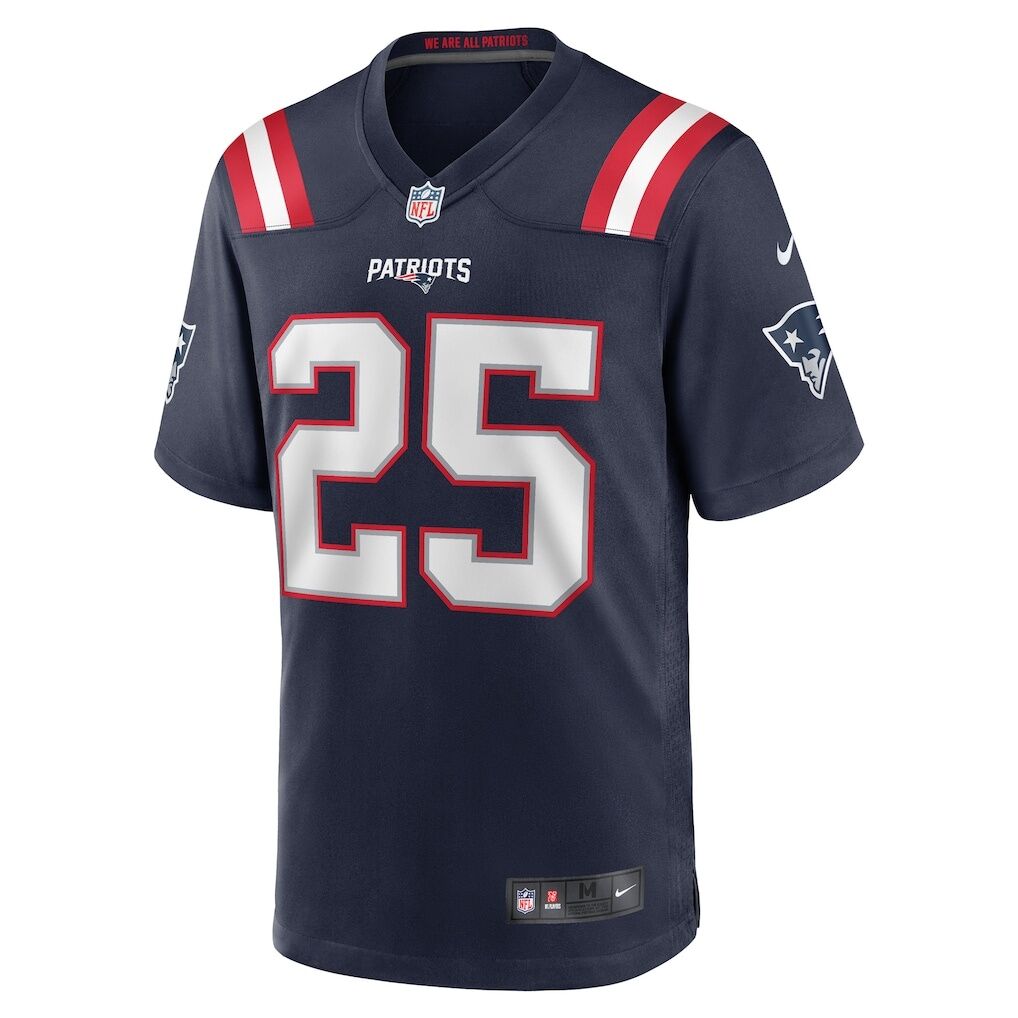 Marcus Jones New England Patriots Nike Game Player Jersey