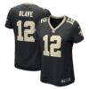 Chris Olave New Orleans Saints Nike Women's Game Player Jersey - Black - Front View