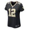 Chris Olave New Orleans Saints Nike Women's Game Player Jersey - Black - Side View