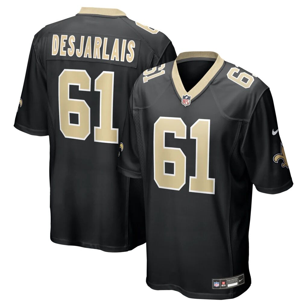 Drew Desjarlais New Orleans Saints Nike Game Player Jersey