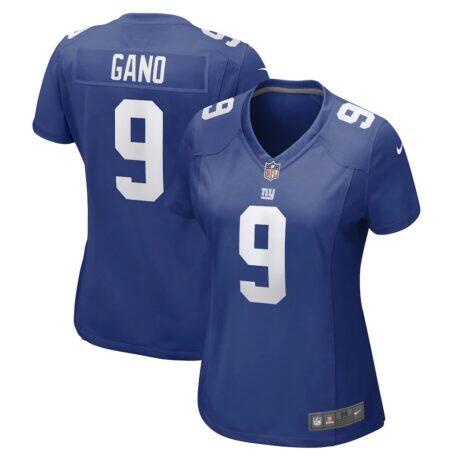 Graham Gano New York Giants Nike Women's Team Game Player Jersey - - Front View