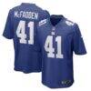 Micah McFadden New York Giants Nike Game Player Jersey - - Front View