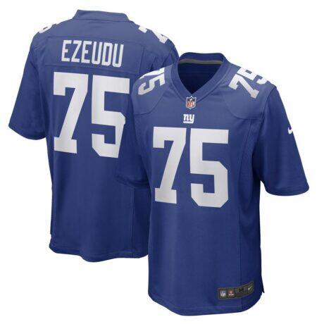 Joshua Ezeudu New York Giants Nike Game Player Jersey - - Front View