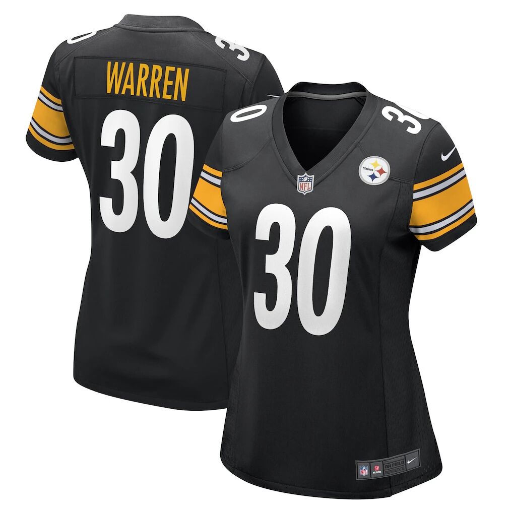 Jaylen Warren Pittsburgh Steelers Nike Women's Game Player Jersey