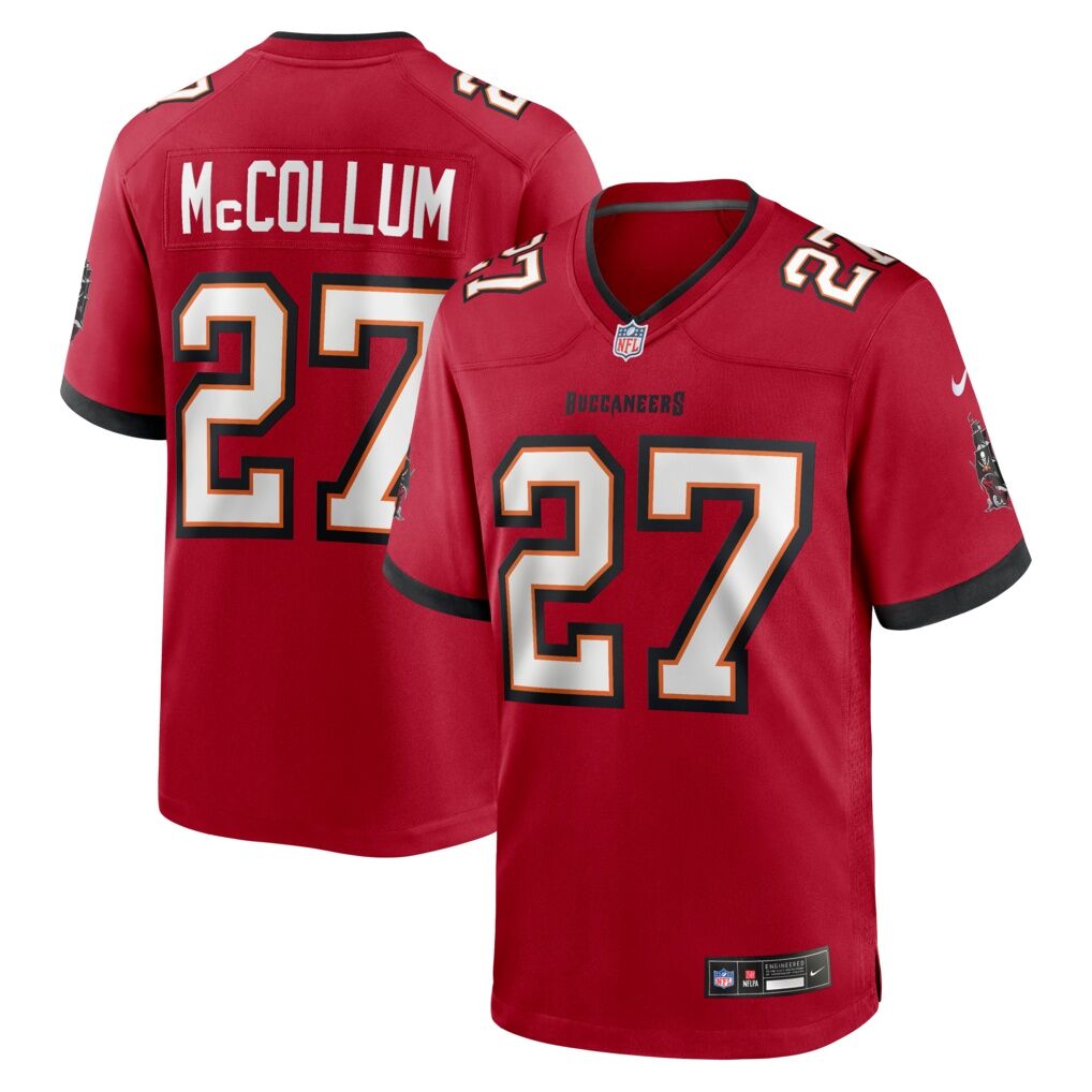 Zyon McCollum Tampa Bay Buccaneers Nike Game Player Jersey