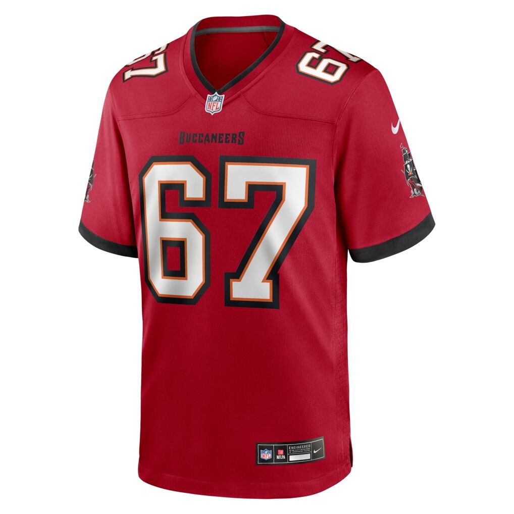 Luke Goedeke Tampa Bay Buccaneers Nike Game Player Jersey