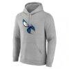 Charlotte Hornets Alternate Logo Pullover Hoodie - Gray - Side View