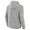 Golden State Warriors Alternate Logo Pullover Hoodie - Gray - Side View