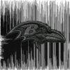 Baltimore Ravens Antigua Tonal Logo Victory Full-Zip Hoodie - Black - Side View