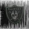 Las Vegas Raiders Antigua Tonal Logo Victory Pullover Hoodie - Black - Side View