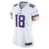 Justin Jefferson Minnesota Vikings Nike Women's Game Player Jersey - White - Side View