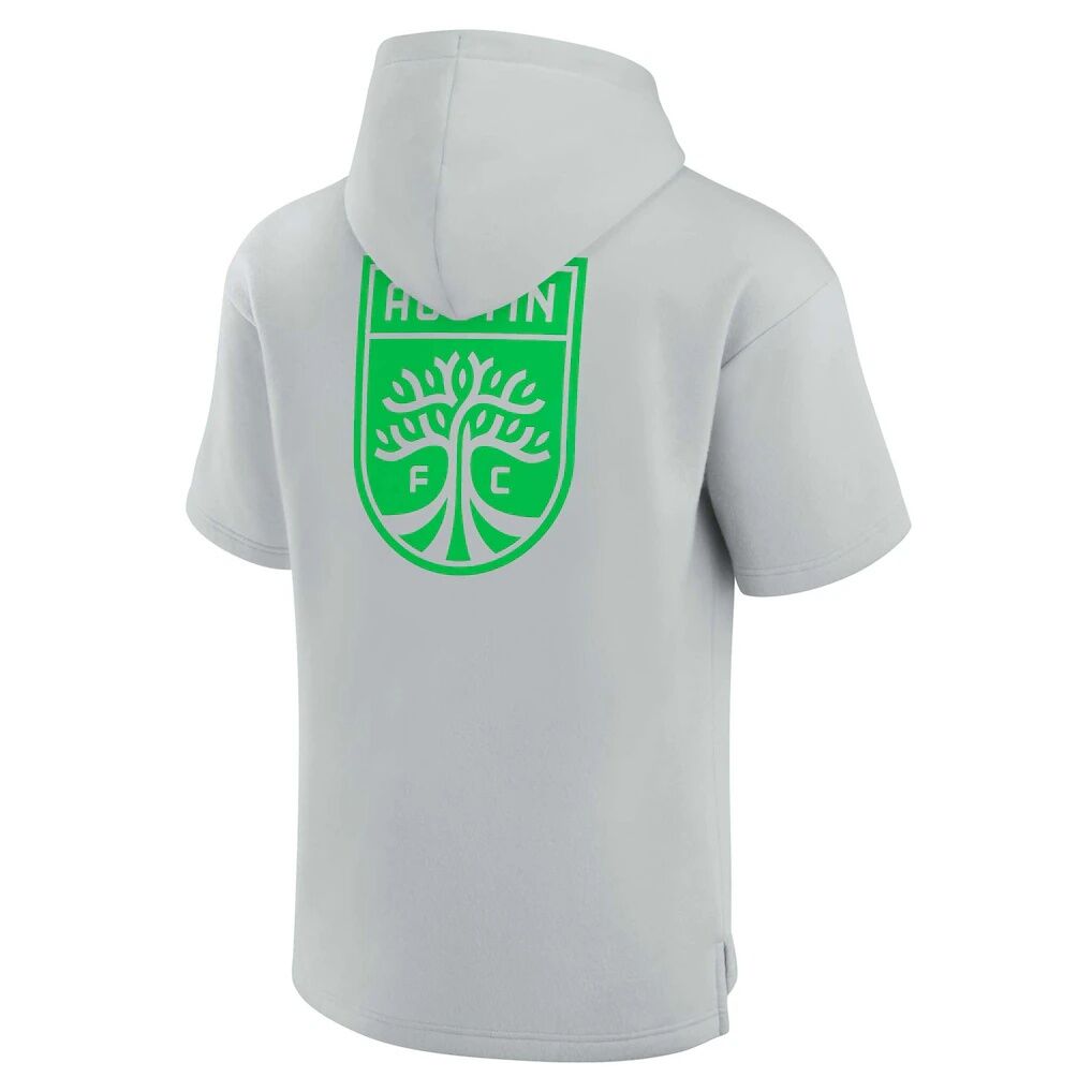 Austin FC Fashion7 Unisex Elements Super Soft Fleece Short Sleeve Pullover Hoodie