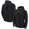 Atlanta United FC Fashion7 Unisex Elements Super Soft Fleece Pullover Hoodie - Black - Front View