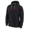 Atlanta United FC Fashion7 Unisex Elements Super Soft Fleece Pullover Hoodie - Black - Side View