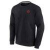 Atlanta United FC Fashion7 Unisex Super Soft Pullover Crew Sweatshirt - Black - Side View